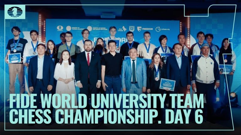 FIDE World University Chess Championship Concludes with Kazakh Team Placing 3rd