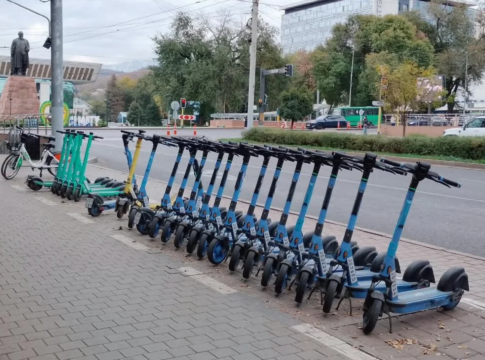 renting e-scooters in almaty