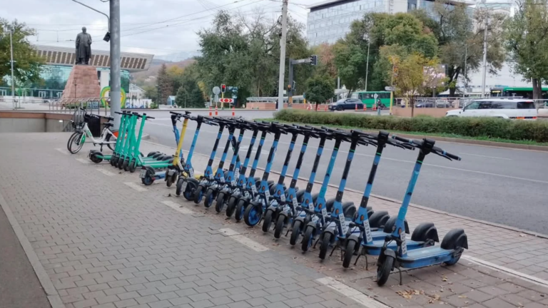 renting e-scooters in almaty